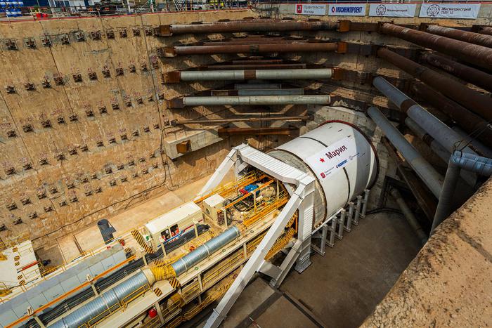 Владимир Ефимов: проходка тоннеля между станциями "Липовая Роща" и "Строгино" выполнена более чем на 40 процентов