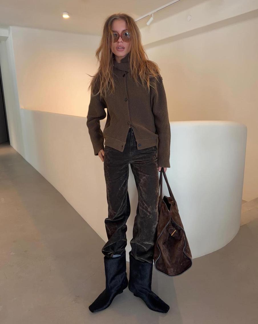 Сапоги с жёстким ворсом.