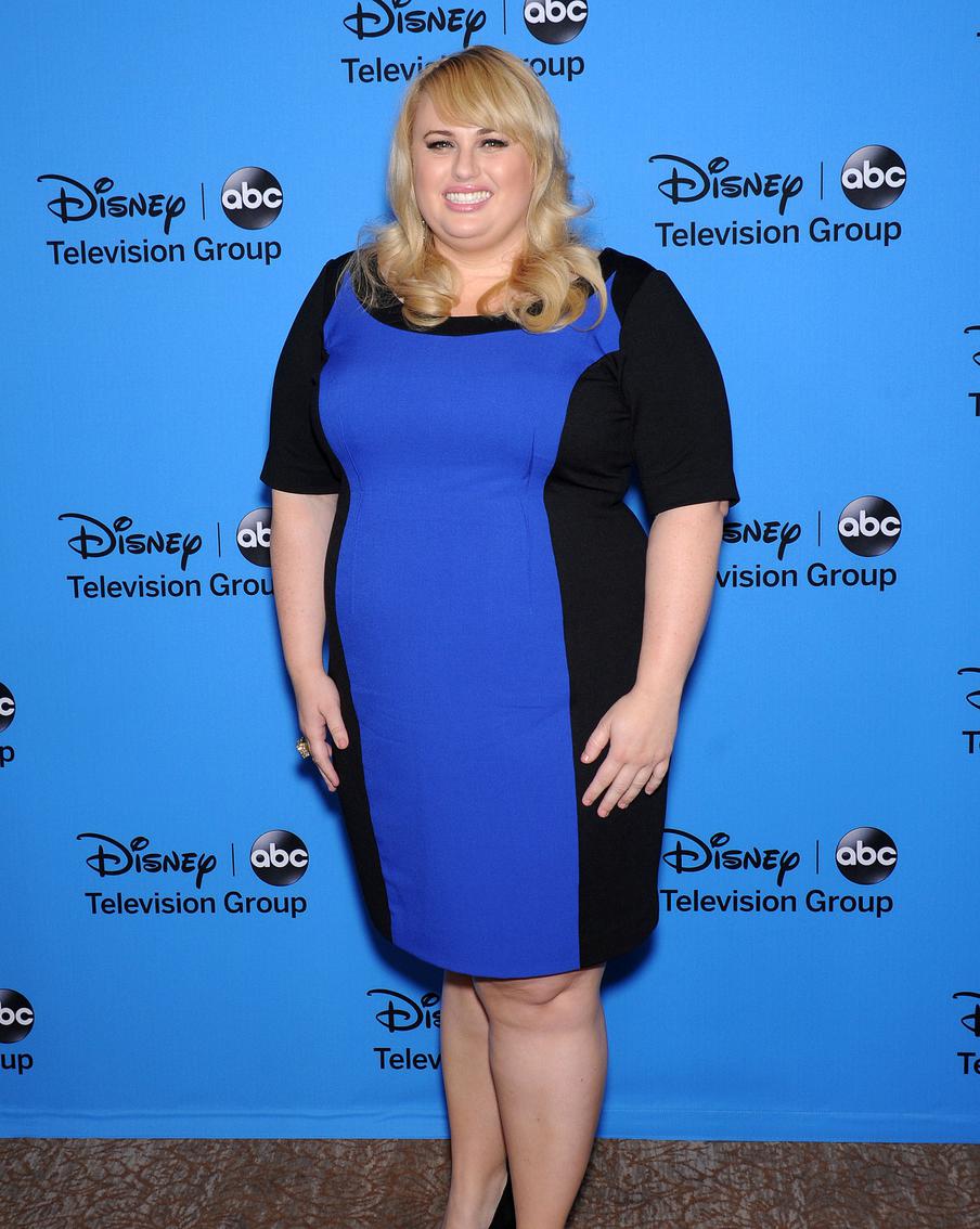 Ребел Уилсон в 2013 году до того, как начала активно худеть.         