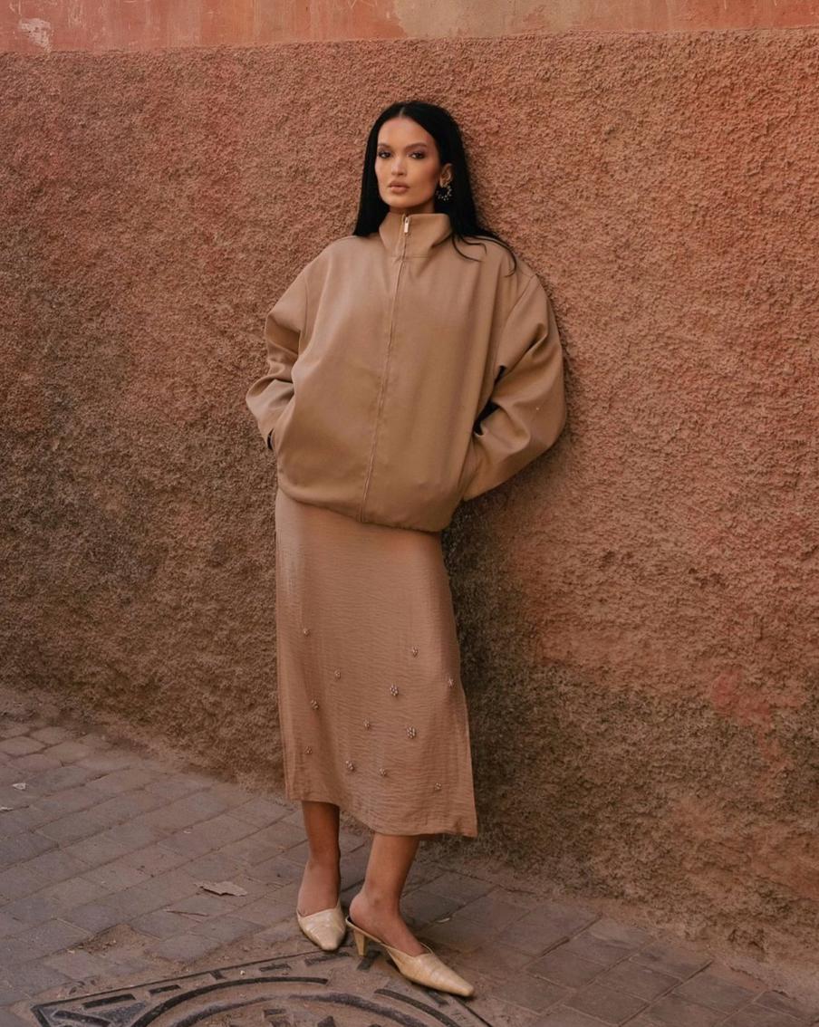 Юбка в бельевом стиле.