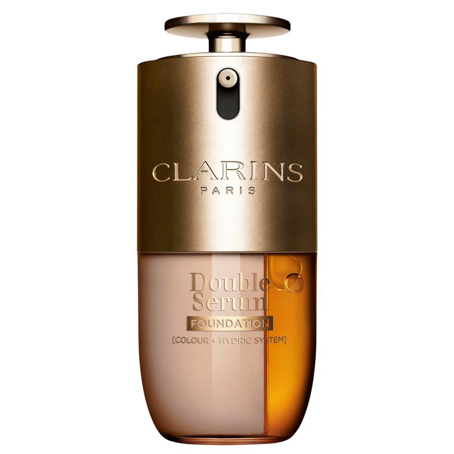 Антивозрастной тональный крем для сияния и ухода за кожей лица CLARINS Double Serum Foundation (5525–6500 ₽)