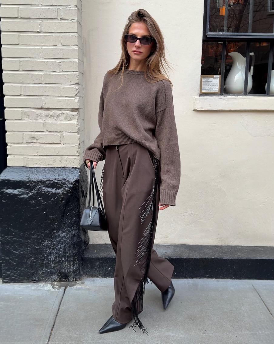 Бахрома добавит изюминку в базовый образ.