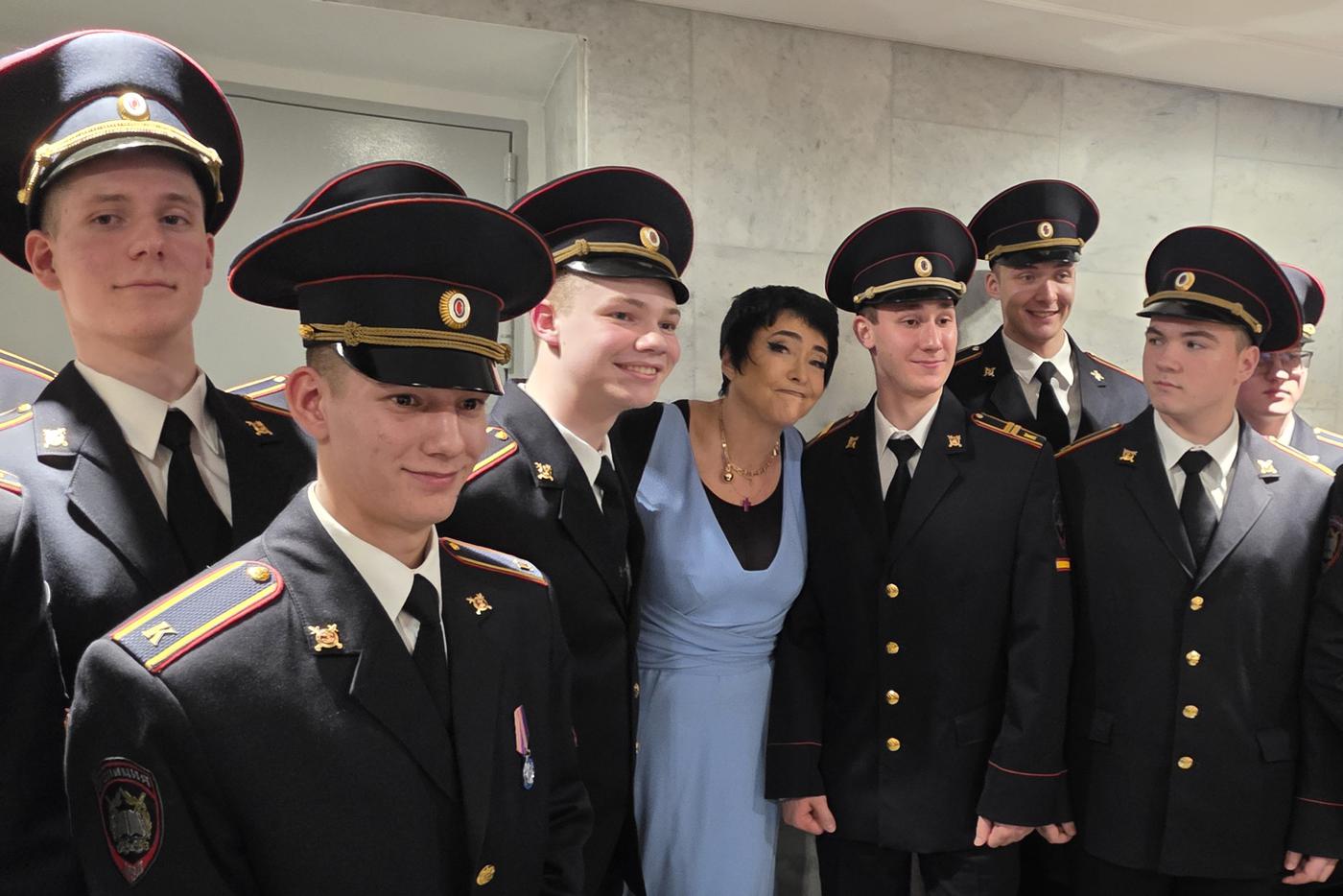 Лолита за кулисами Кремлёвского дворца.