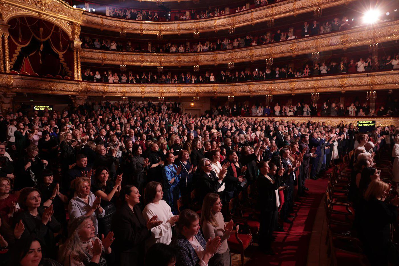 Большой театр стоя приветстовал Александра Зацепина. 