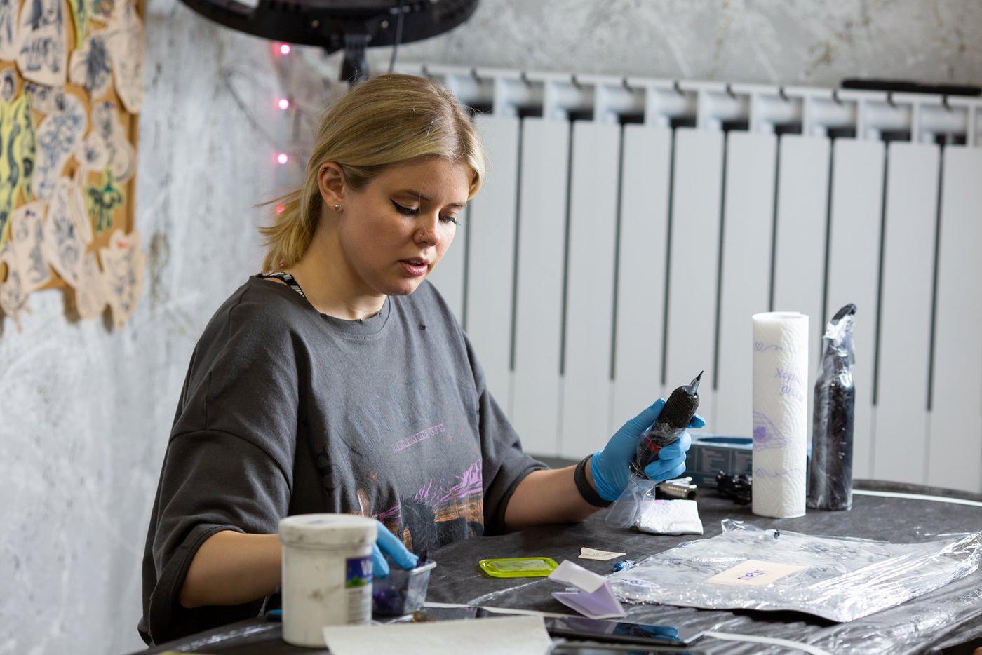 Катерина Кобышева занимается татуировками более 8 лет 