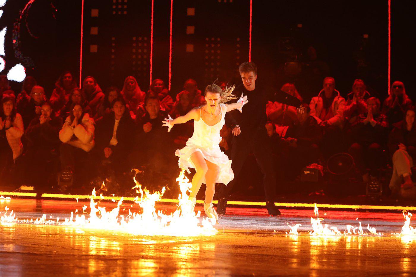 Татьяна Волосожар и Семён Елистратов заняли третье место в проекте "Ледниковый период" на Первом.