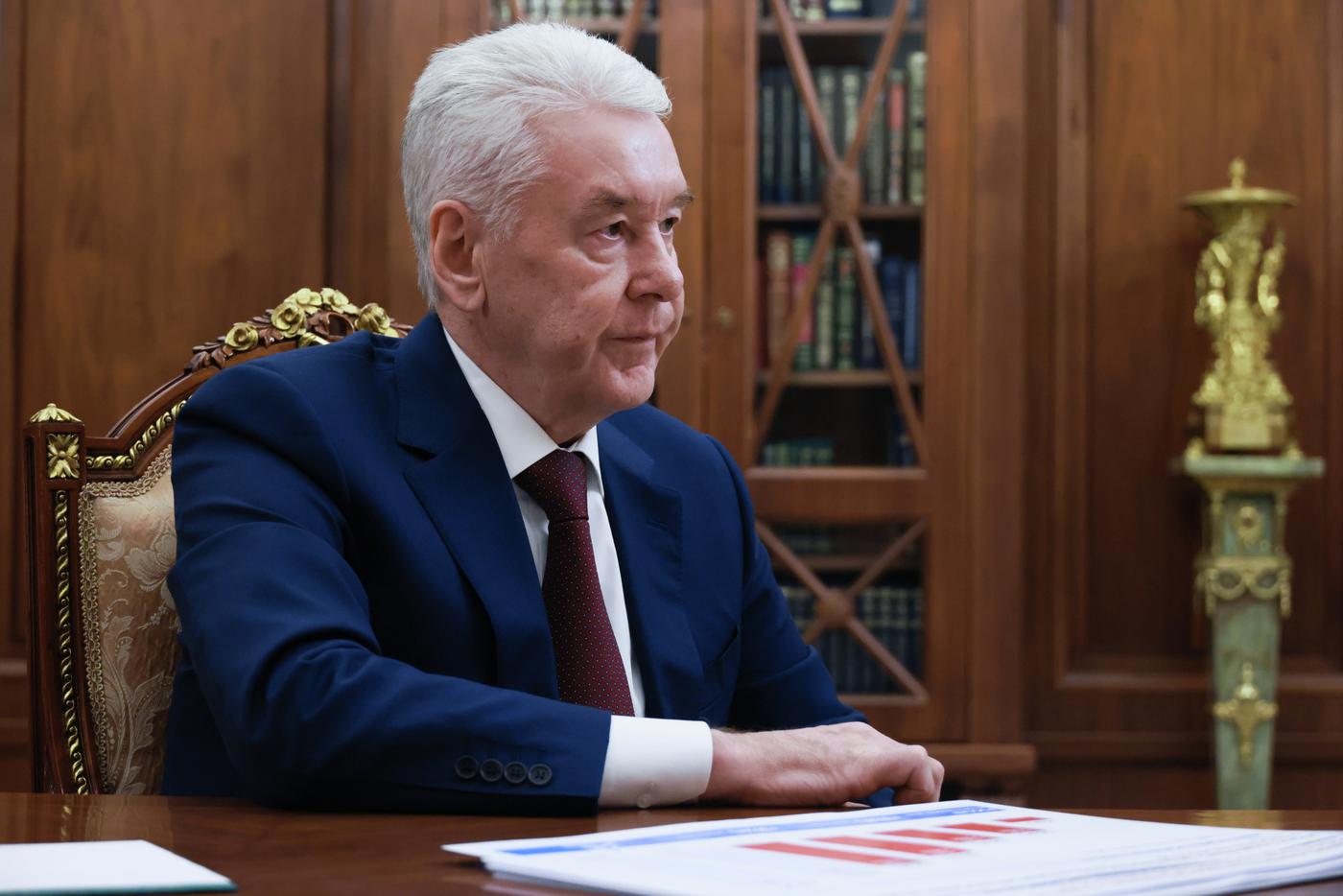 Собянин: Сбит ещё один вражеский БПЛА, летевший на Москву