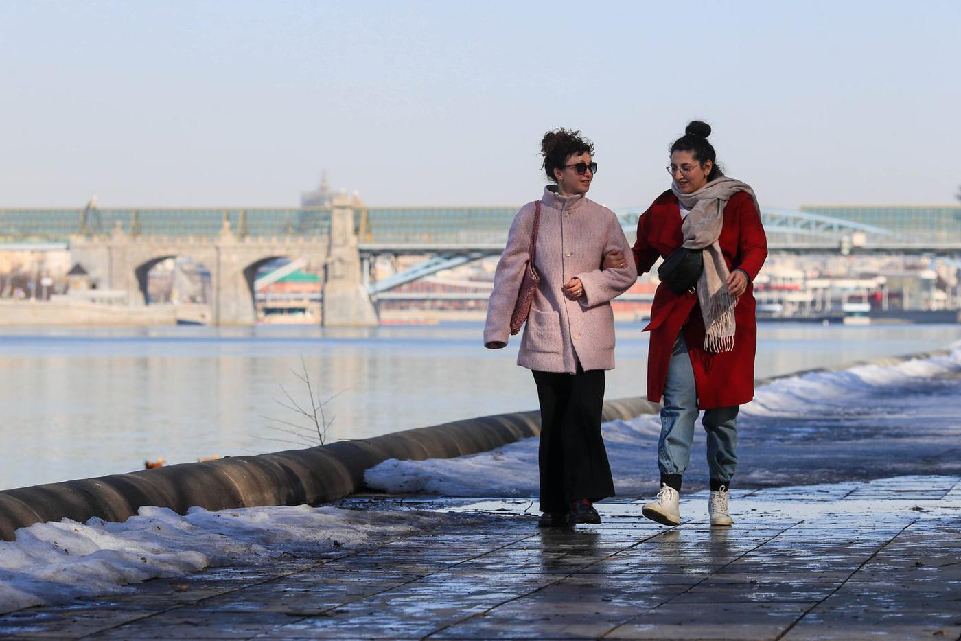 Прогулка по Воробьёвым горам.