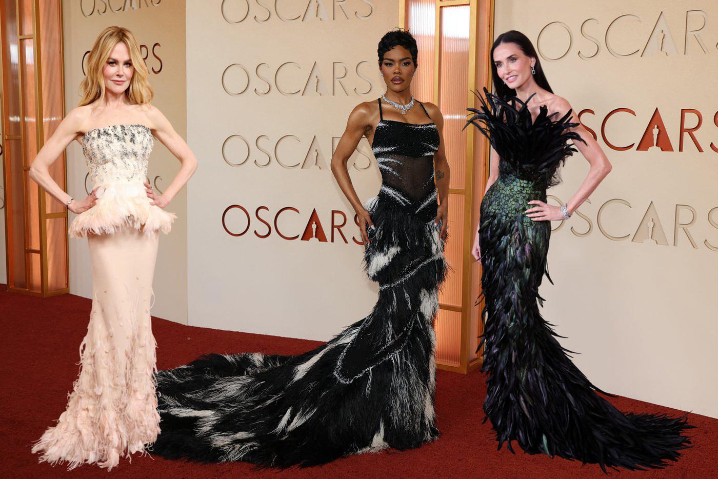 Николь Кидман, Тияна Тейлор и Деми Мур.