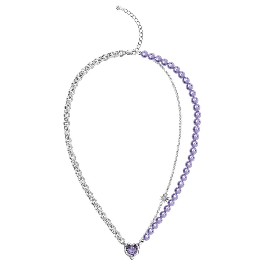 Колье с аметистом и сиреневым жемчугом Panacea (18 645 ₽)