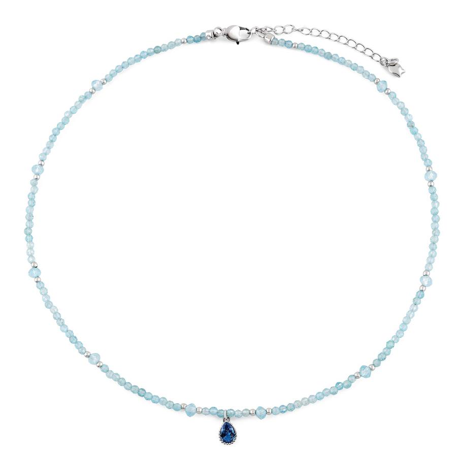 Чокер из голубого топаза с подвеской-каплей Wisteria Gems (7900 ₽)