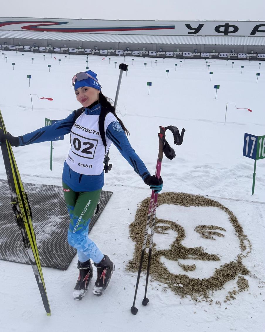 Автор портрета Антона Бабикова из гильз объяснила, зачем изобразила биатлониста
