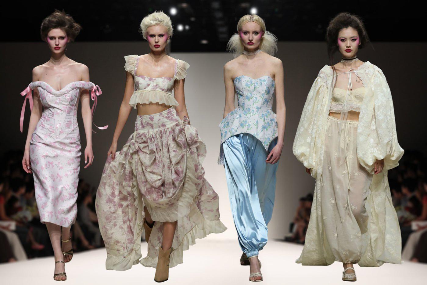 Модели на показе Masterpeace.