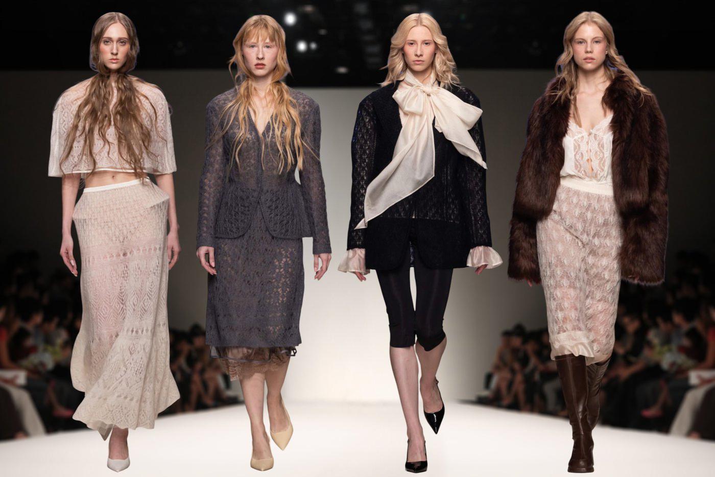 Модели на показе Marusya Boyarova.