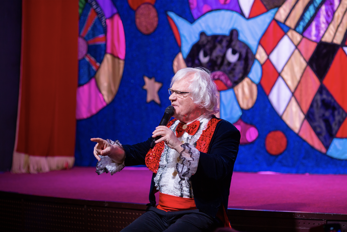 Куклачёв на шоу с кошками из Донбасса