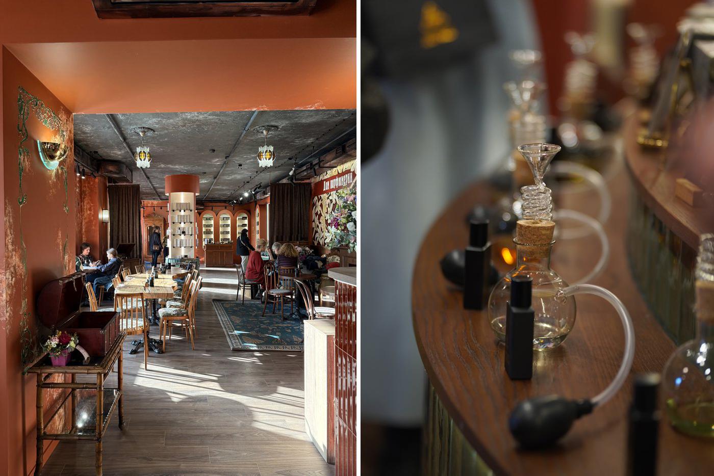 Уникальный интерьер основательница Тата Кальницкая собирала буквально по кусочкам.