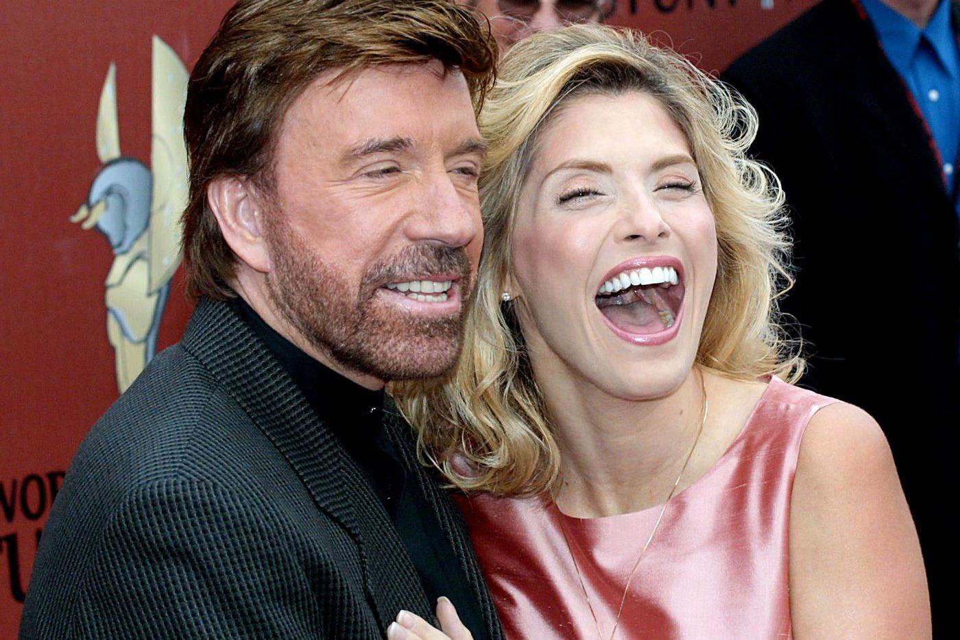 Чак Норрис и его жена Джина