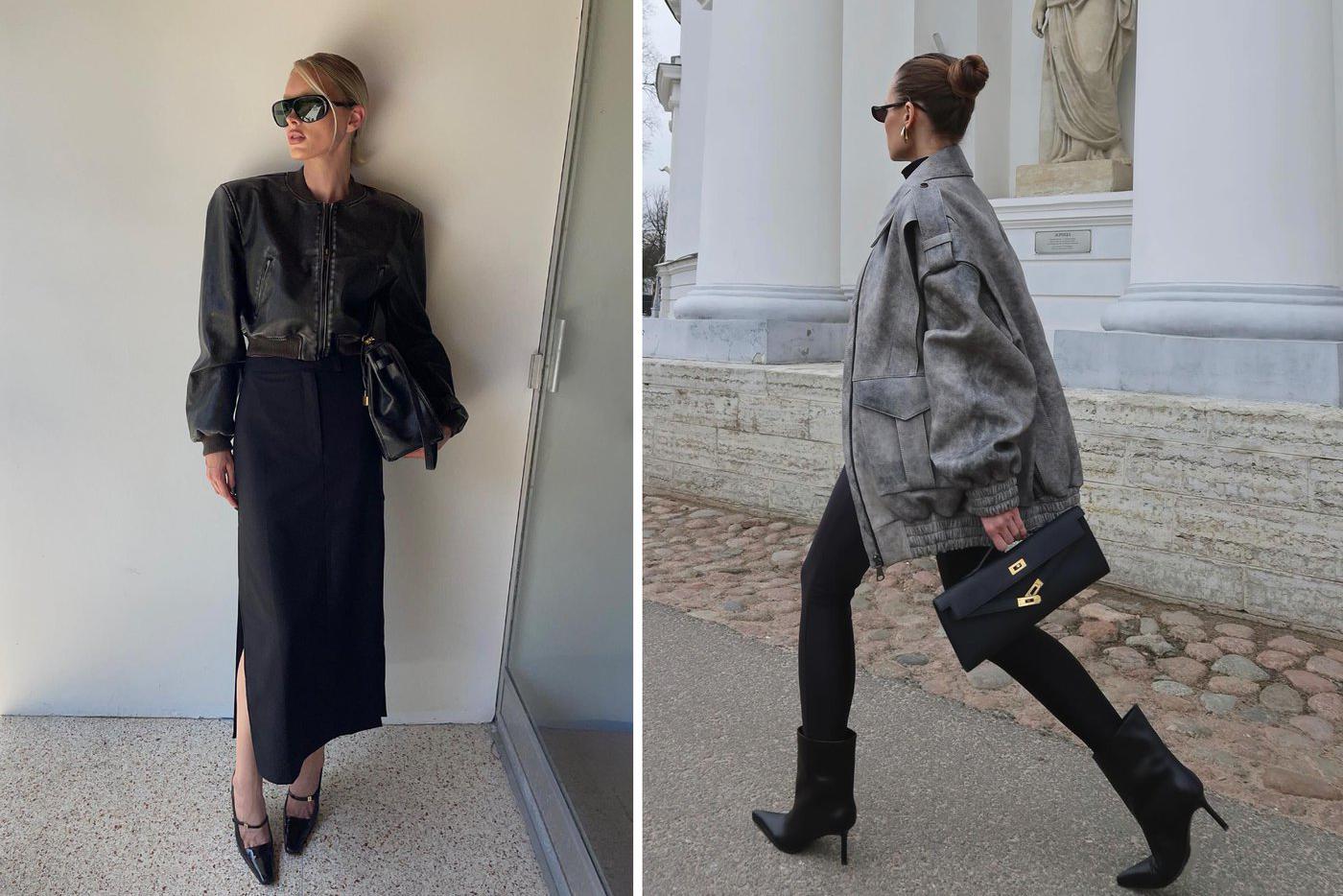 Варианты стилизации бомберов варьируются от эстетики ретро до элегантной классики.