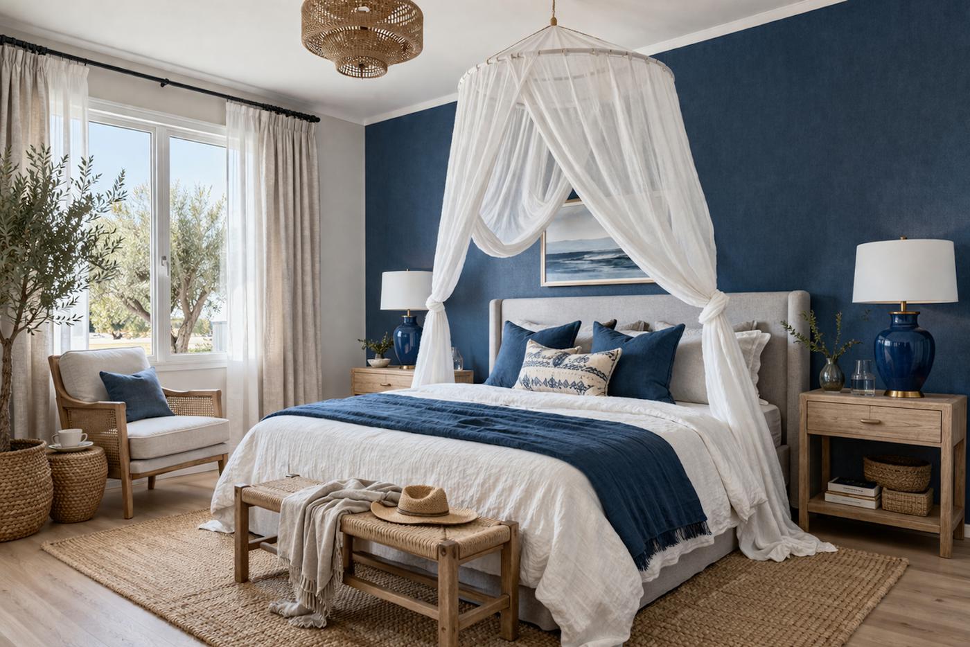 Спальня с балдахином.