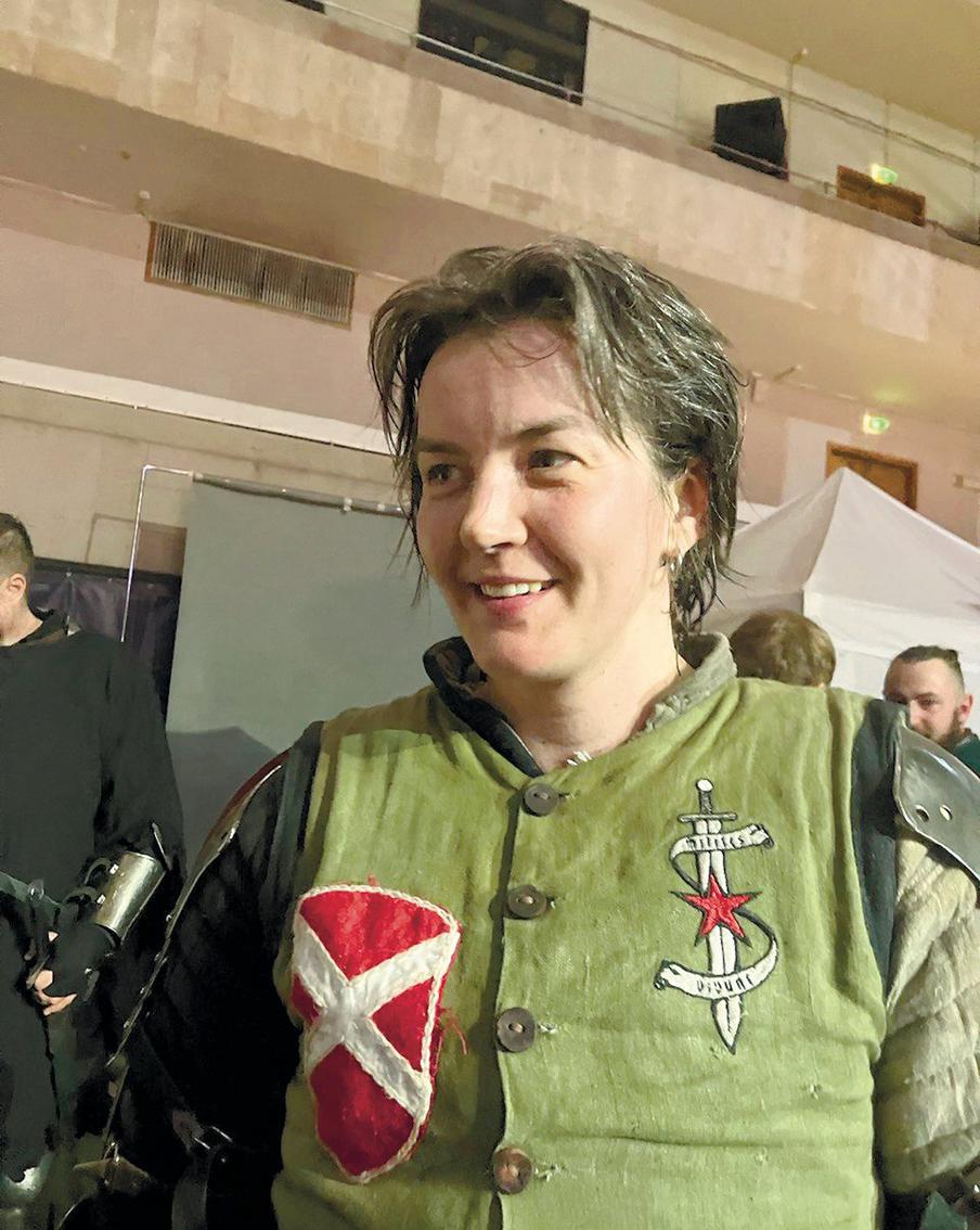 Одним из суровых рыцарей оказалась мама троих детей Марина Головина.