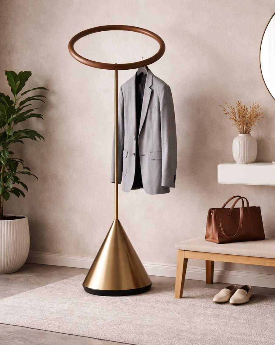 Дизайнерские напольные вешалки: когда утилитарность становится искусством