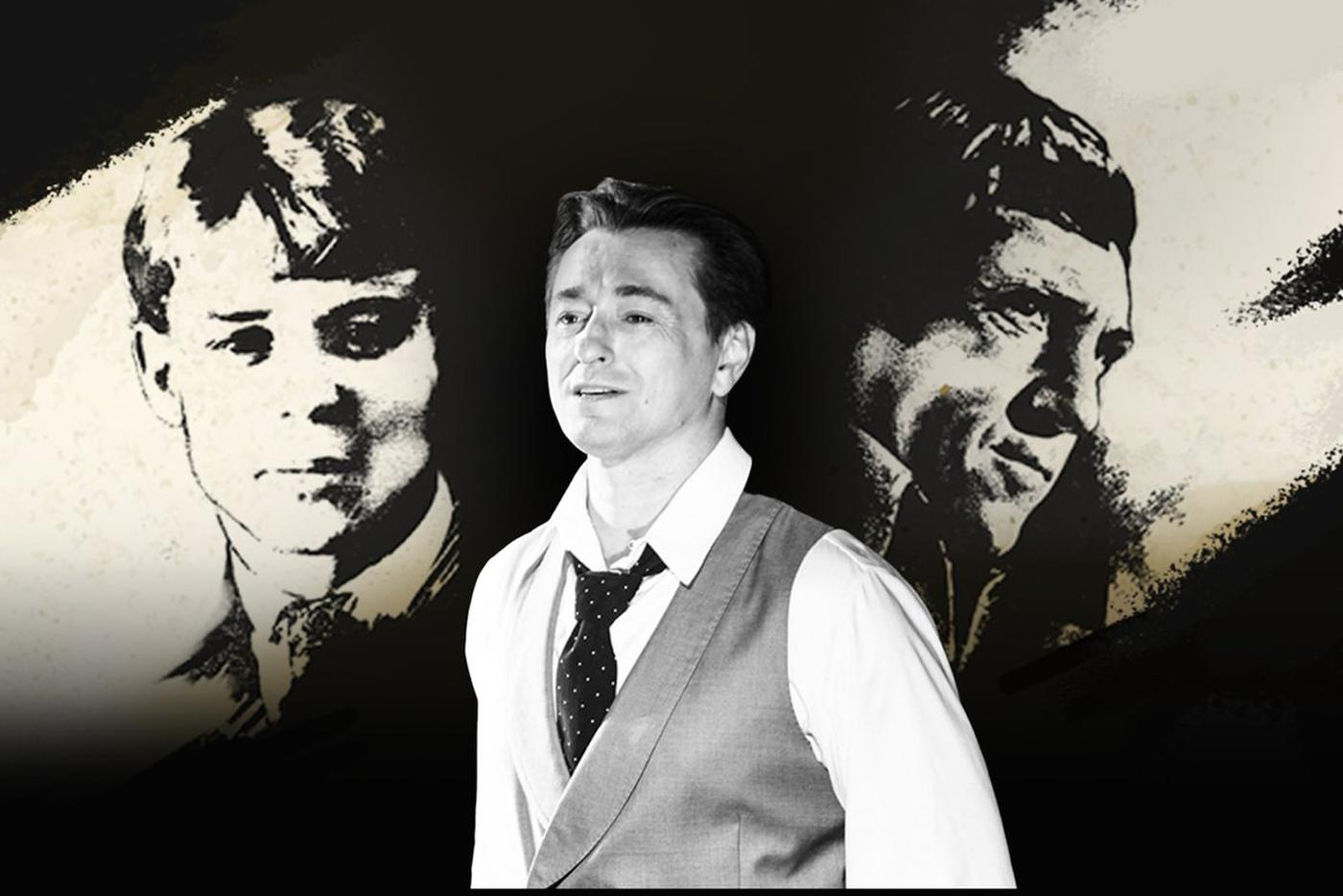 Безруков читает стихи Есенина и Высоцкого.