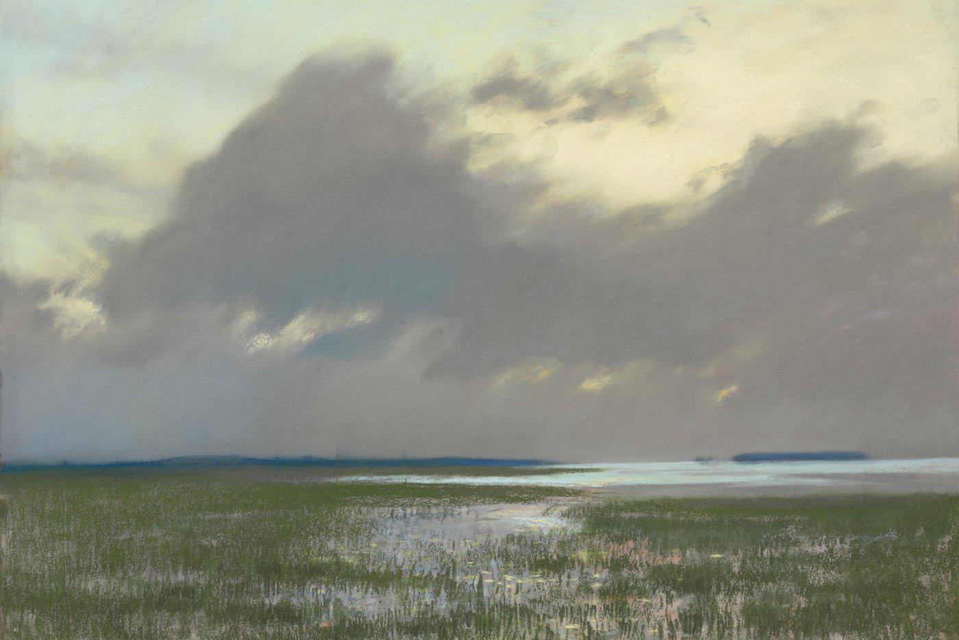 Исаак Левитан. Разлив (1895).