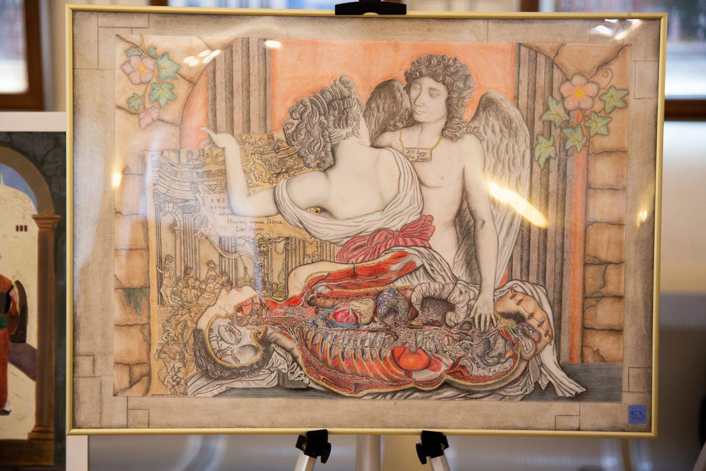 Немецкие анатомические атласы – один из источников вдохновения студентов.