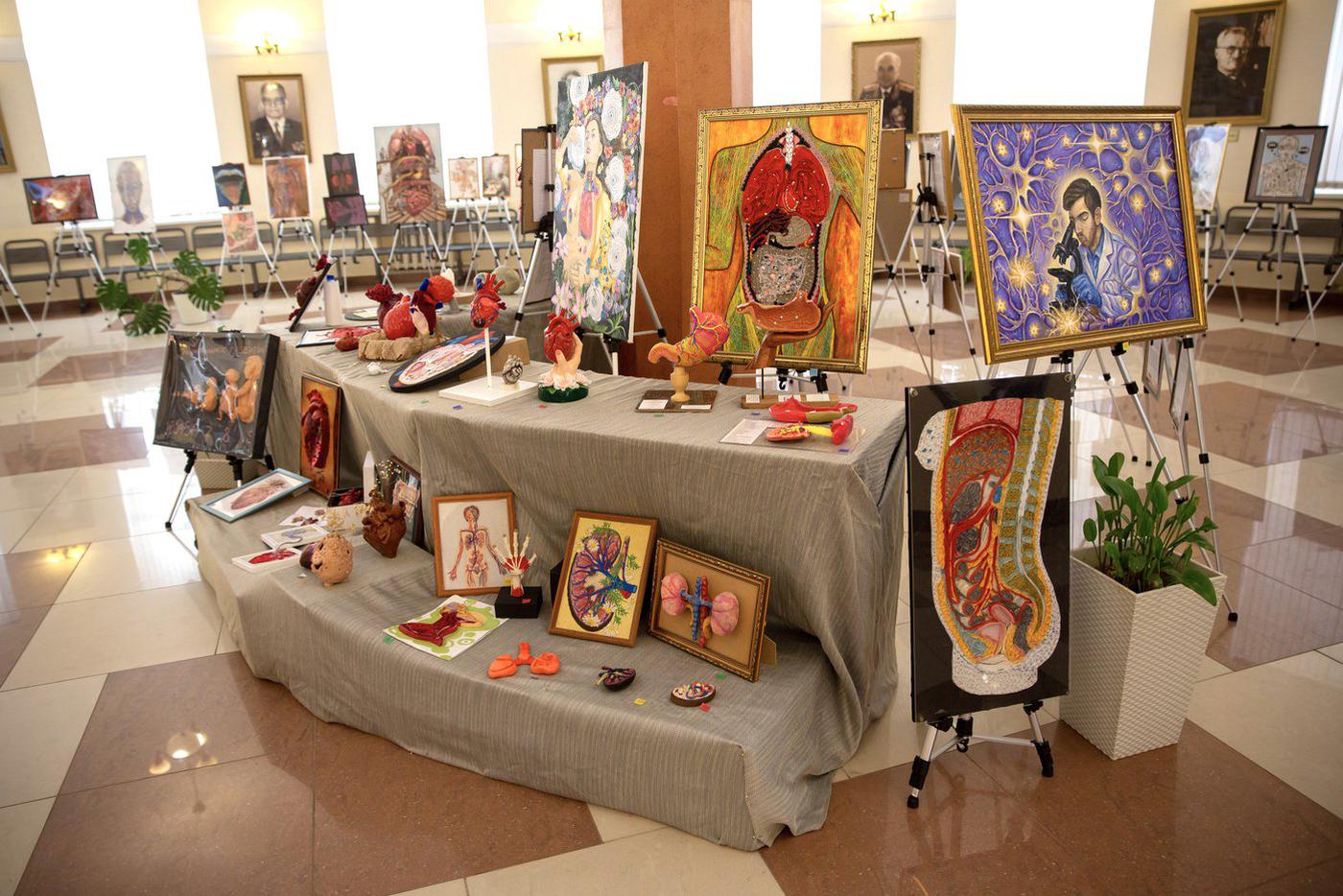 Работы студентов, представленные на Imago Anatomica Vesalius.