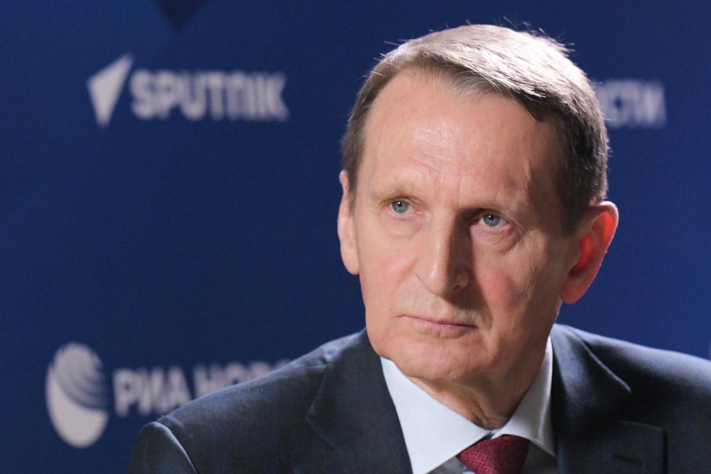 Нарышкин подтвердил контакты СВР с ЦРУ по ситуации вокруг Ирана