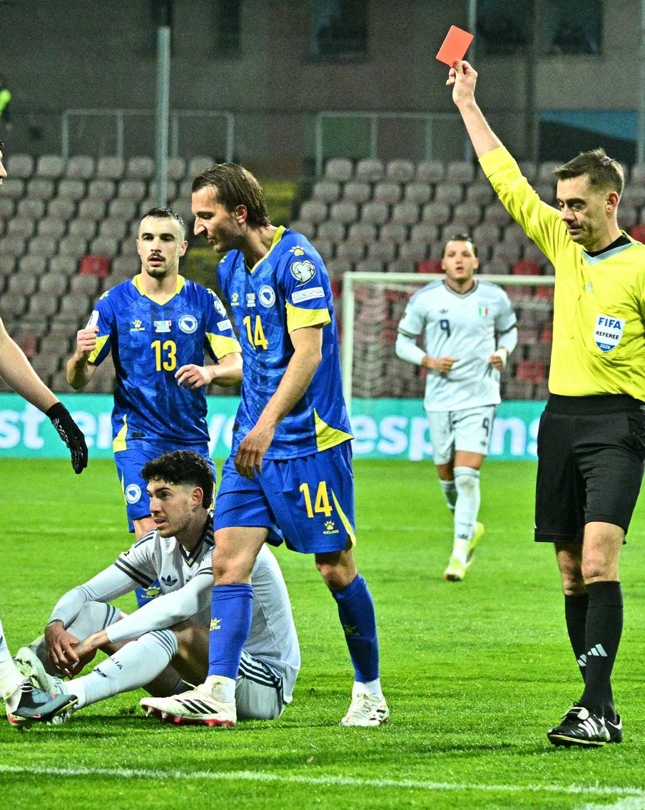 Итальянские игроки снова опозорились в отборе на мундиаль