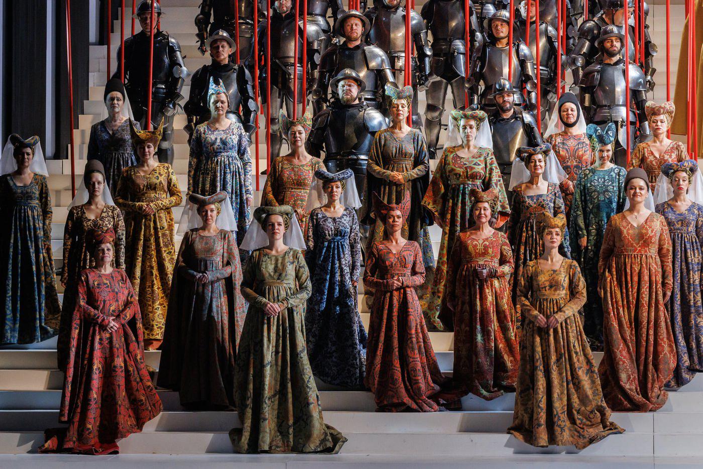 Сцена из оперы "Орлеанская дева".