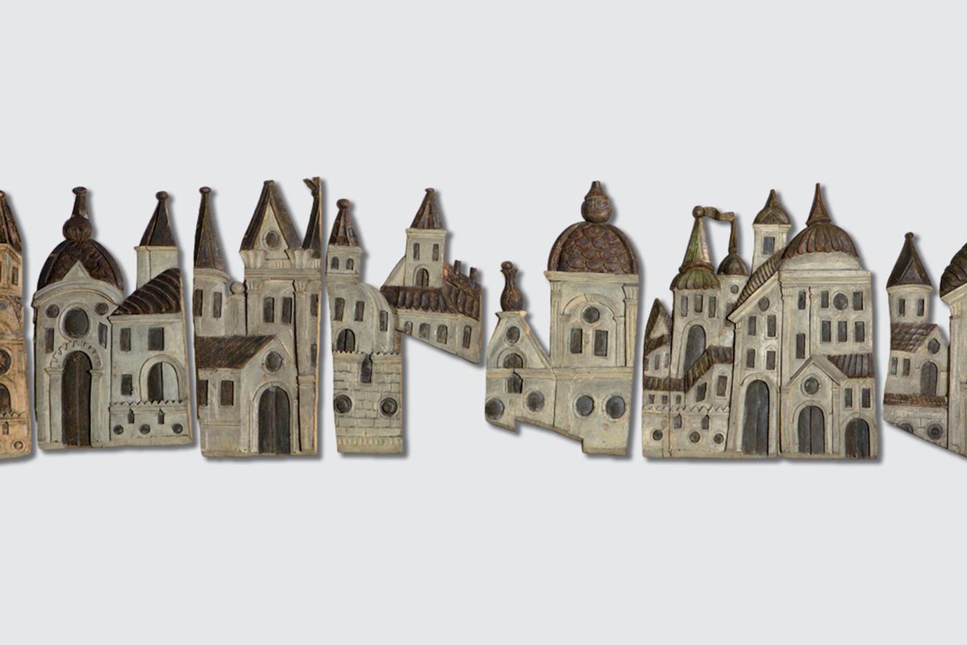 На выставке "Архитектура древнего города".