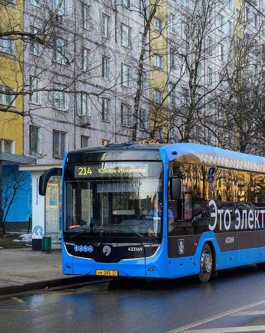 Самые современные электробусы вышли на маршрут 702 в ВАО