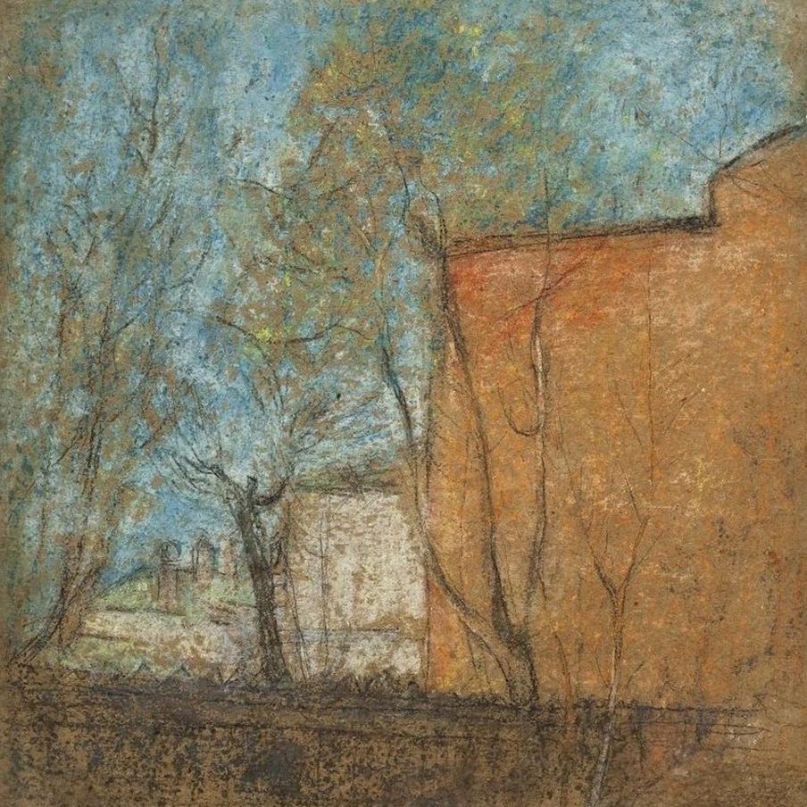 Наталия Гончарова. Двор весной (1903–1905).