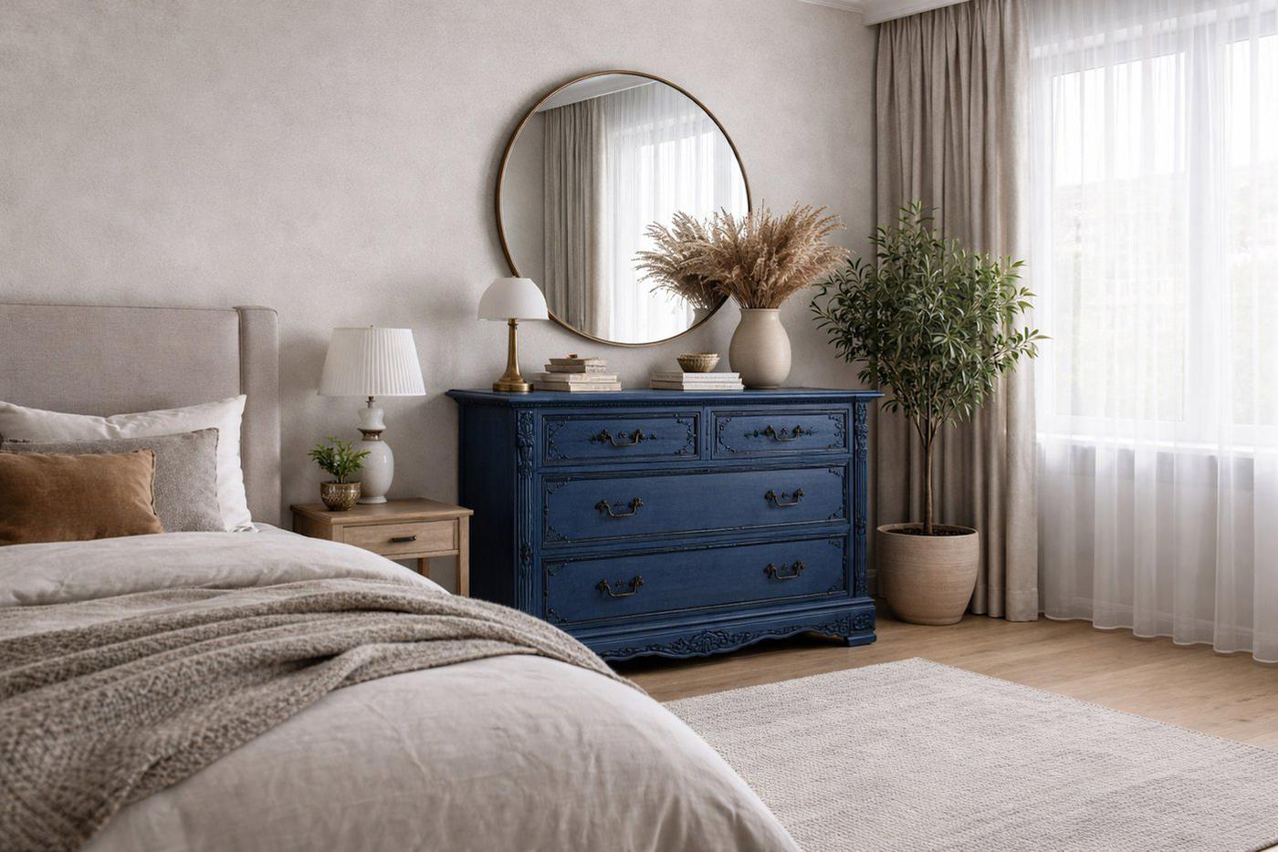 Акцентный цвет добавит мебели глубины.