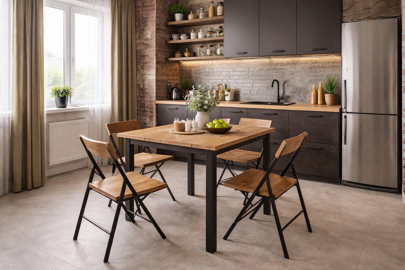 Раскладные стулья легко хранить, когда в них нет нужды.