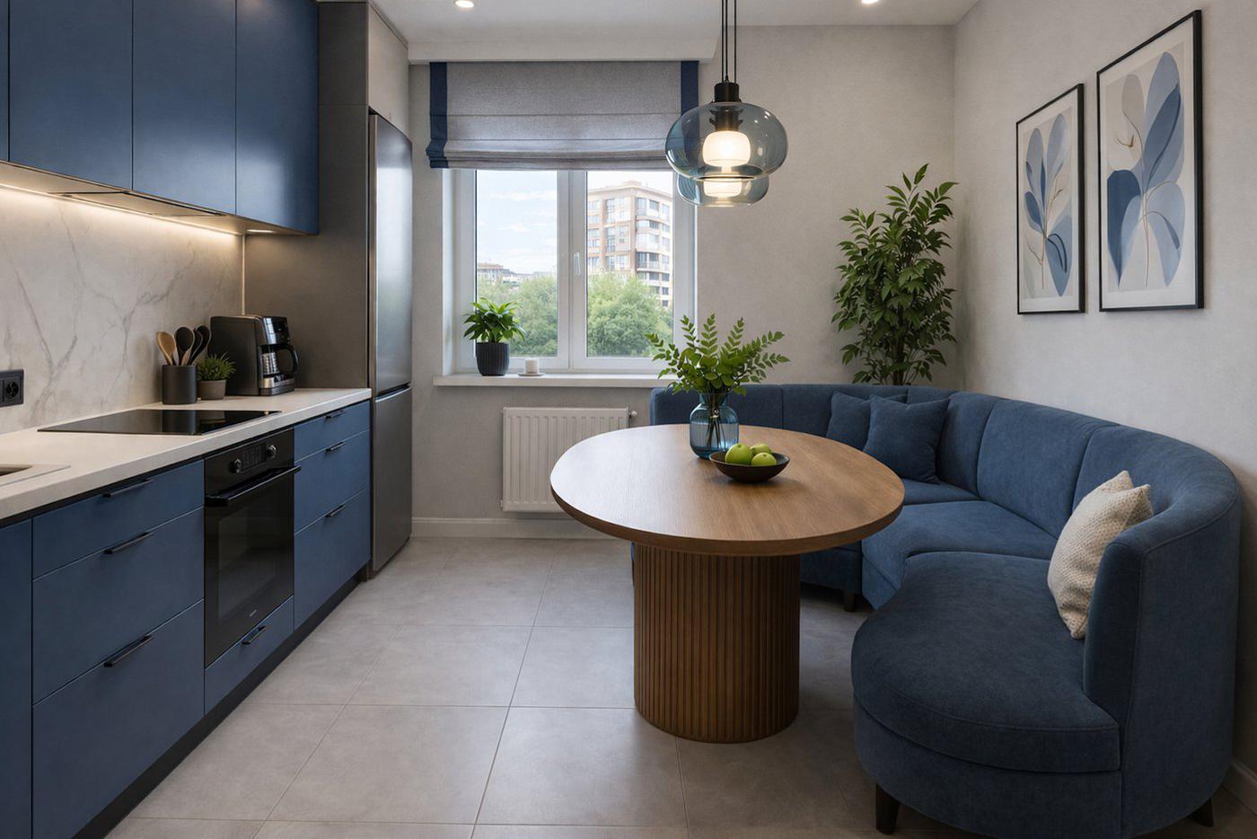 Угловой диван – уютная и мягкая замена привычным стульям.