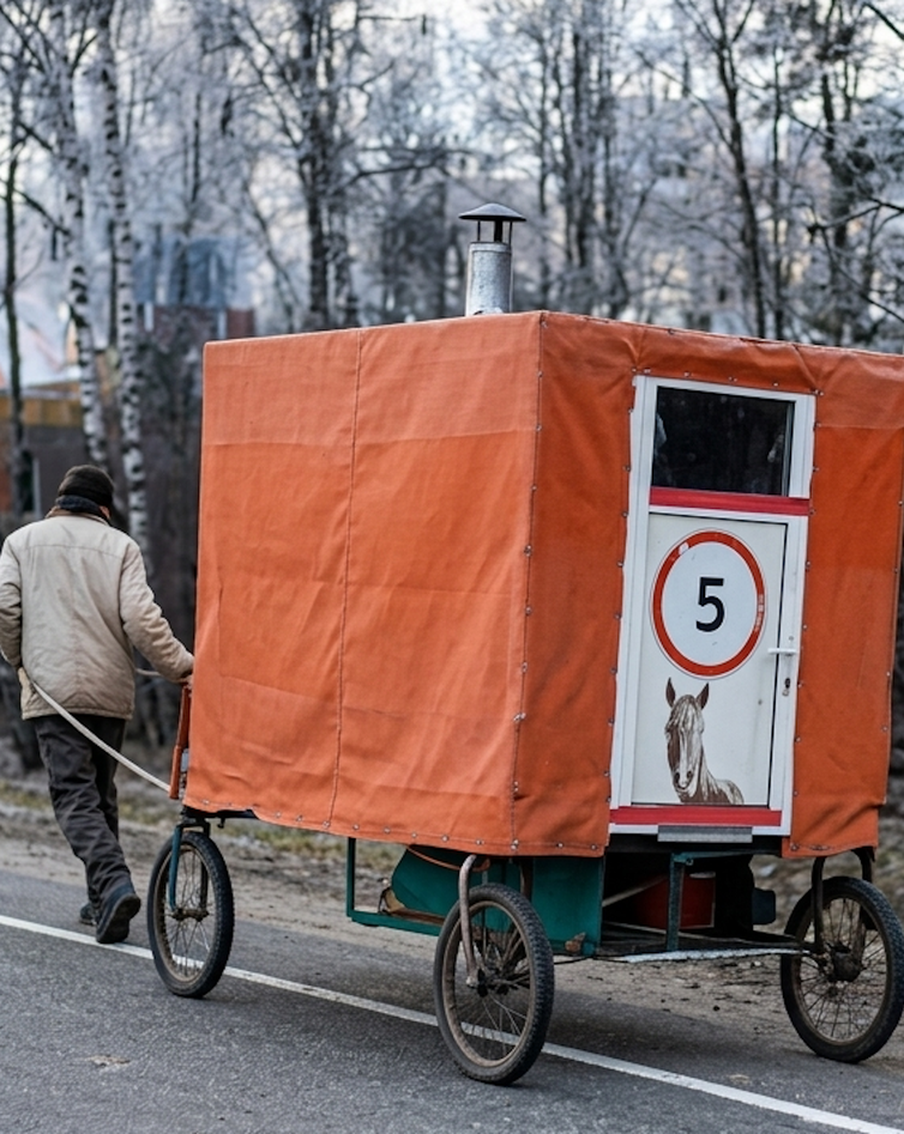 Идущий в Бразилию: житель Рязани с тележкой идёт пешком в Латинскую Америку