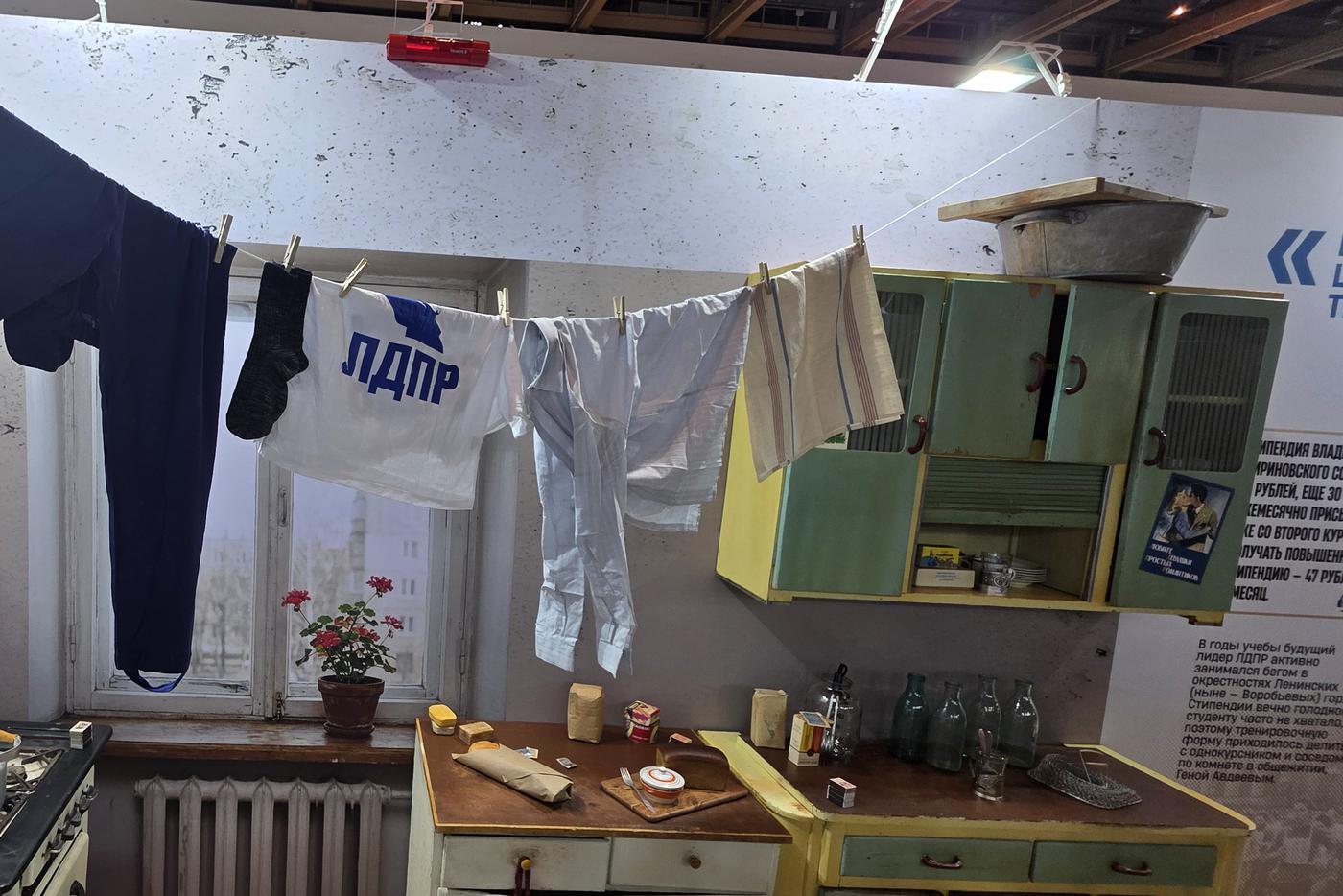 Интерьер студенческой кухни Жириновского.