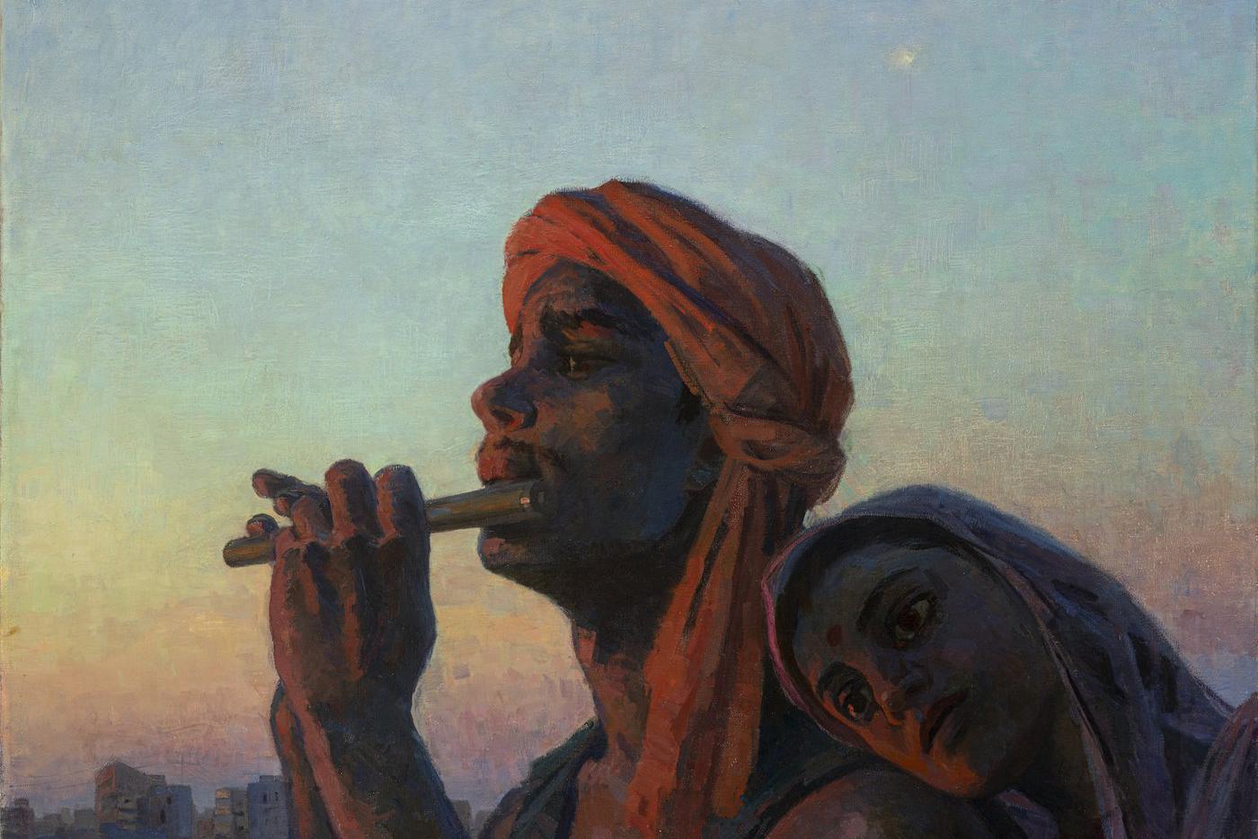 Семён Чуйков. Песня кули. Центральная часть триптиха "О простых людях Индии" (1959).