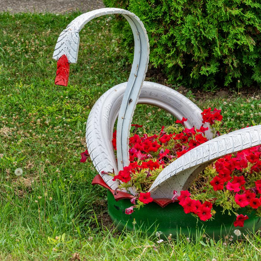 Россиян вновь предостерегли от использования шин в качестве клумб. В соответствии с законодательством Российской Федерации, отработанные автомобильные покрышки относятся к отходам IV класса опасности