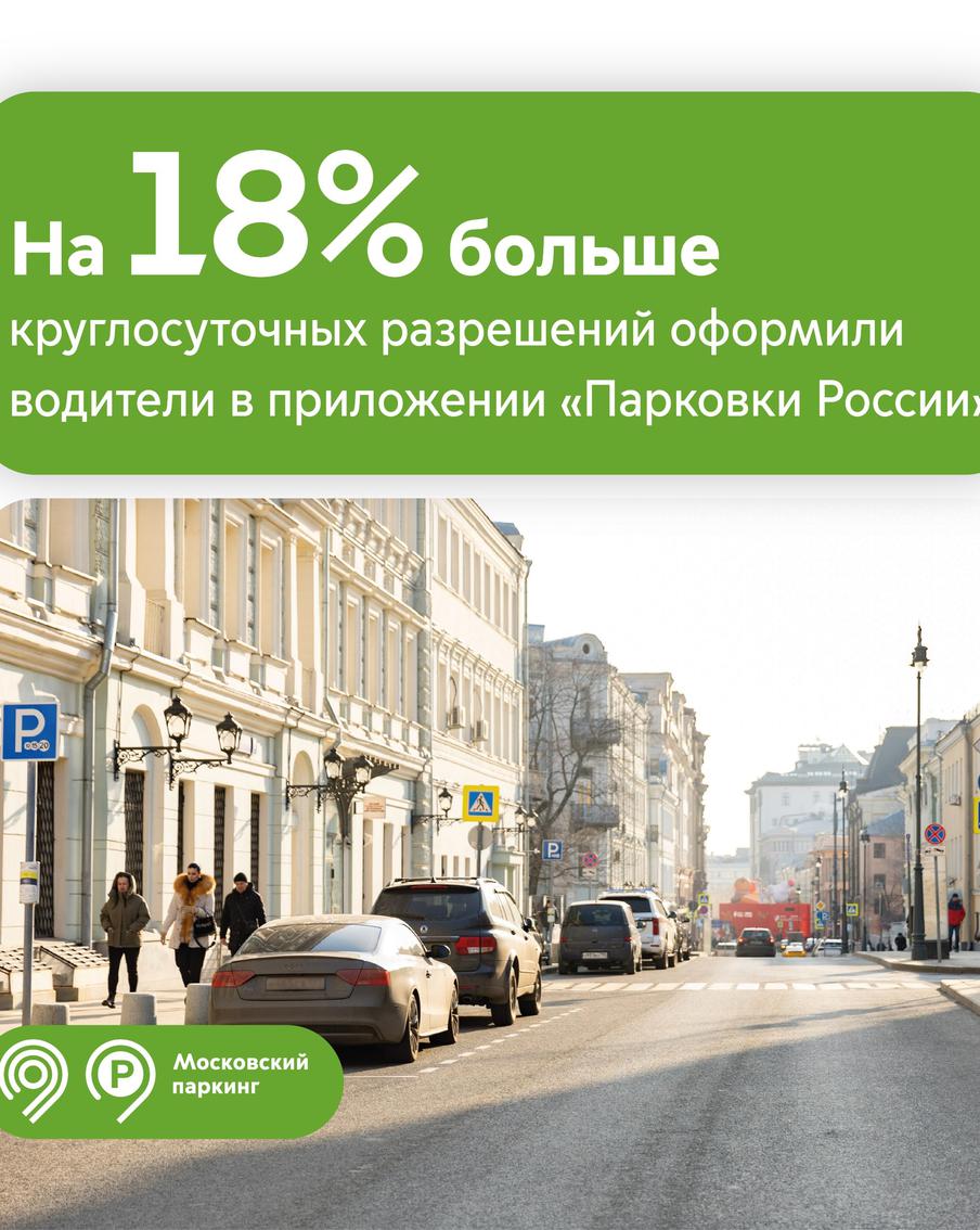 Максим Ликсутов: на 18% выросло число оплат круглосуточных резидентных разрешений в приложении "Парковки России". По словам заместителя мэра Москвы в правительстве Москвы по вопросам транспорта и промышленности Максима Ликсутова, с начала 2026 года при помощи сервиса водители оплатили более 5 тыс. разрешений