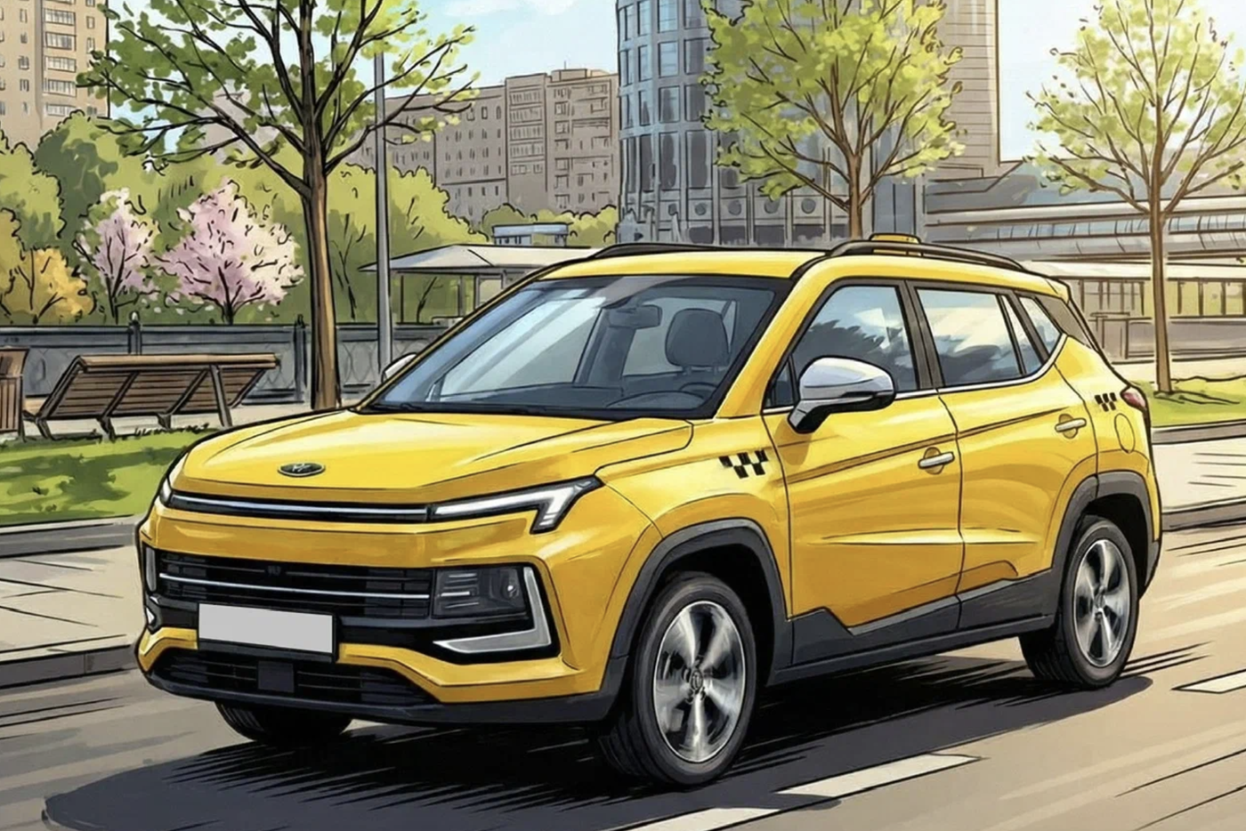 Почти 700 автомобилей такси было изъято в Москве у недобросовестных перевозчиков с начала года