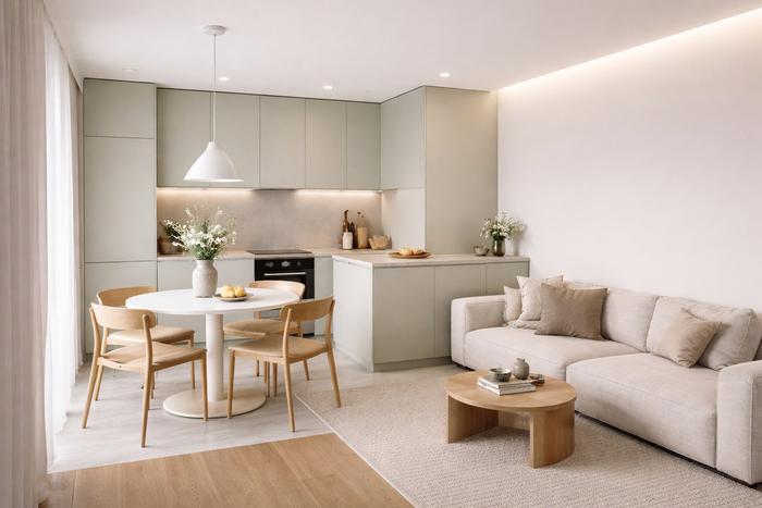 Маленькая кухня-гостиная: дизайнер раскрыла секреты идеальной планировки