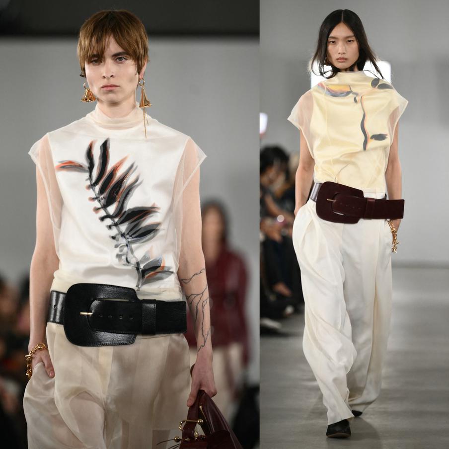 Модели на показе Sportmax.