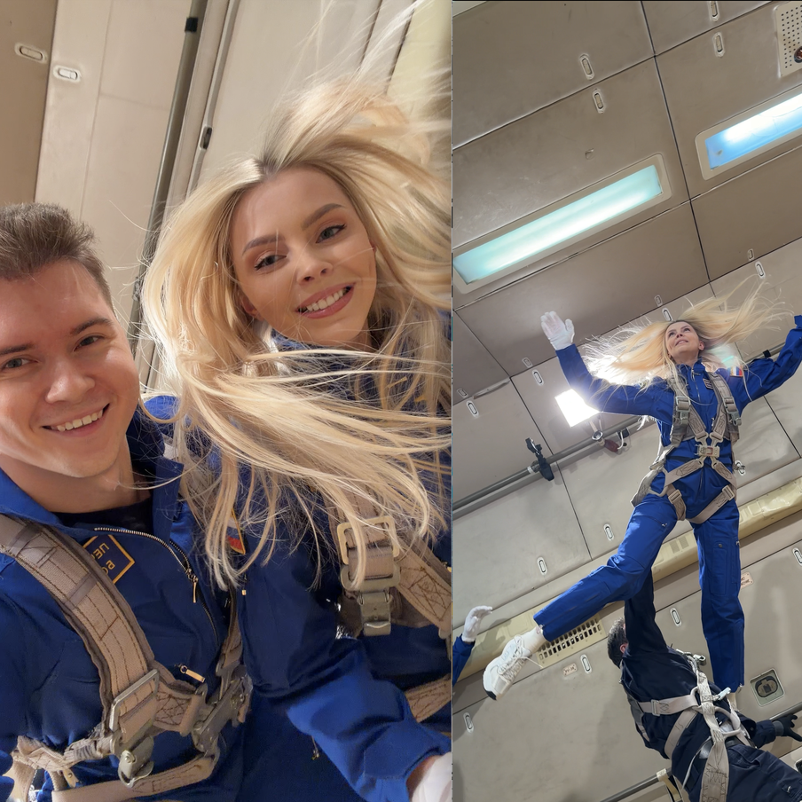 Как Юлия Пересильд из "Вызова": москвич подарил любимой невесомость за миллион