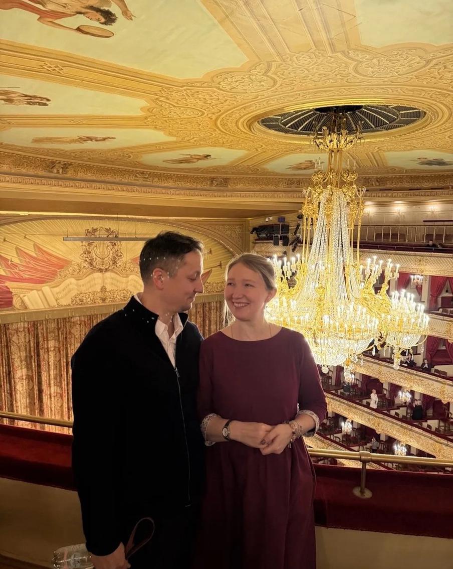 Супруги Кантемировы в Большом театре. 