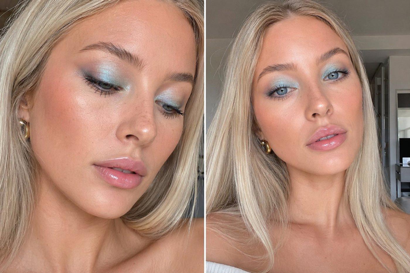 Оставьте макияж глаз единственным акцентом на лице.