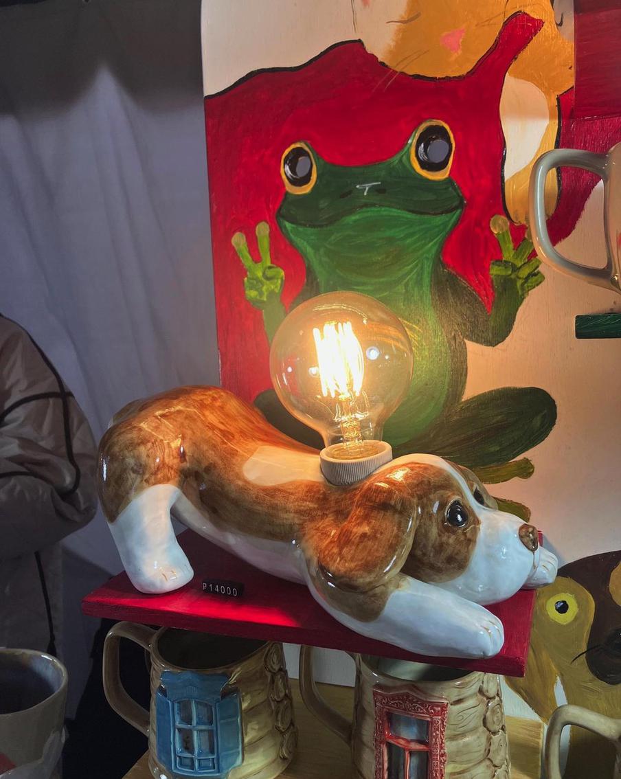 Собака-лампа стоит 10–15 тысяч рублей.